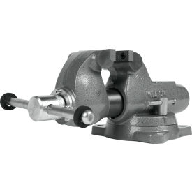 JET Equipment 28830 Wilton Machinist Jaw Round Channel Vise with Swivel Base, 3" image.