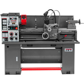 323231 GHB-1236 Geared Head Bench Lathe with Stand & Foot Brake & Newall DP700 DRO view 2