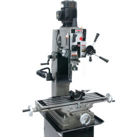 JET JMD-45GH Geared Head Square Column Mill Drill with Newall DP700 2-Axis DRO & X-Powerfeed