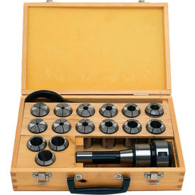 JET Equipment 466001 JET® 466001 R8 Mill Chuck and Collet Set image.