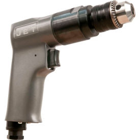 JET Equipment 505600 JET Reversible Pistol Grip Air Drill, Standard Keyed, 3/8" Chuck, 2000 RPM image.