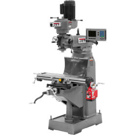 JET Equipment 690047 JVM-836-3 Mill With 3-Axis ACU-RITE 200S DRO (Knee) With X and Y-Axis Powerfeeds image.