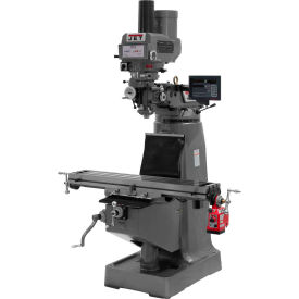 JET Equipment 690069 JTM-4VS Mill With Newall DP700 DRO With X-Axis Powerfeed and Power Draw Bar image.