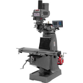 JET Equipment 690125 JTM-4VS Mill With ACU-RITE 200S DRO With X-Axis Powerfeed and Power Draw Bar image.