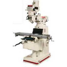 JET Equipment 690256 JTM-1050 Mill With 3-Axis ACU-RITE 200S DRO (Knee) With X and Y-Axis Powerfeeds image.