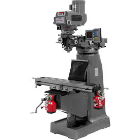 JET Equipment 690412 JTM-4VS Mill With 3-Axis ACU-RITE VUE DRO (Knee) With X and Y-Axis Powerfeeds image.