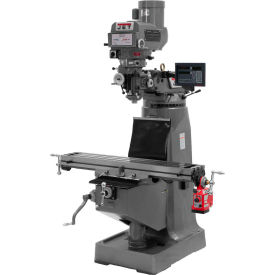 JET Equipment 691087 JTM-4VS-1 Mill With Newall DP700 DRO With X-Axis Powerfeed image.