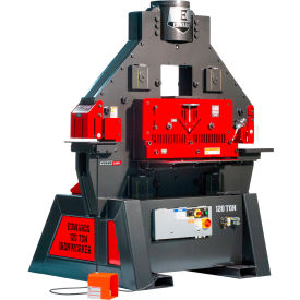 Edwards® 120 Ton Hydraulic Ironworker w/ PowerLink & 5 Tooling Stations 3PH 460 V