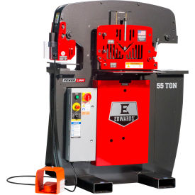 Edwards® 55 Ton Hydraulic Ironworker w/ PowerLink & 4 Tooling Stations 3PH 230 V