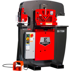 Edwards® 55 Ton Hydraulic Ironworker w/ PowerLink & 4 Tooling Stations 3PH 575 V