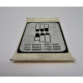 JET Equipment JMLVS-90 JET® Spd Label, JMLVS-90 image.