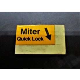 JET Equipment JMS10CMS-167 JET® Label Bevel Lock, JMS10CMS-167 image.