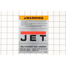 JET Equipment JSG96-154 JET® I.D. Label Jsg-96, JSG96-154 image.