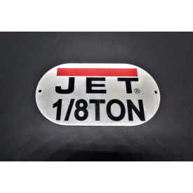 JET Equipment JSH275-1 JET® Capacity Label For Jsh-275, JSH275-1 image.