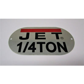 JET Equipment JSH550-1 JET® Capacity Label For Jsh-550, JSH550-1 image.