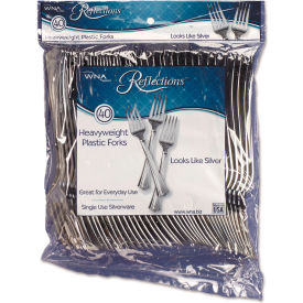 WNA® Reflections Fork Silver Pack of 320