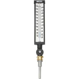 Weiss Instruments Inc. 9VU35-120 9" Variangle Thermometer, 3 1/2" stem, 0-120F image.