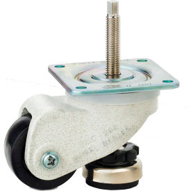 WM Casters WMLC-200FS WMI® Caster and Leveler in One Unit WMLC-200FS - 220 Lb. Capacity - Plate Mounted image.