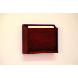Wooden Mallet PCH15-1MH HIPPAA Compliant Chart Holder - Mahogany image.
