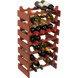 28 Bottle Dakota Wine Rack, Mahogany, 33 28 Bottle Dakota Wine Rack, Mahogany, 33