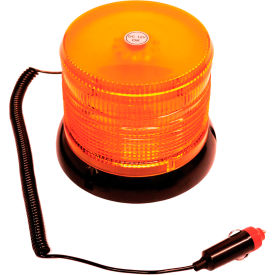 Wolo Manufacturing Corp 3030MP-A Wolo® Plus LED Amber Lens Permanent 12-Magnet Or Permanent Mount Warning Light - 3030Mp-A image.