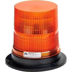 Wolo Manufacturing Corp 3060P-A Wolo® LED Permanent Mount Warning Light, 12-100-Volt Amber Lens - 3060P-A image.