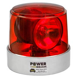 Wolo Manufacturing Corp 3610-R Power Beam Red Lens - Permanent Mount image.