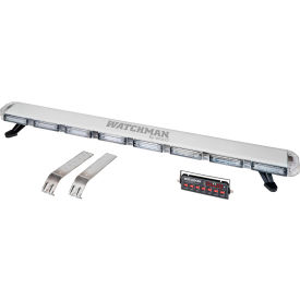 Wolo Manufacturing Corp 7825-B Wolo® Low Profile 48" Light Bar 12-Volt Clear Lens Blue LEDs - 7825-B image.