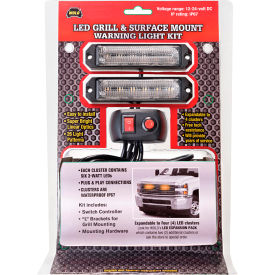 Wolo Manufacturing Corp 8005-B Wolo® LED Grill And Surface Mount LED Light Kit, Blue - 8005-B image.