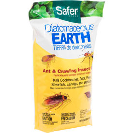 Woodstream Corporation 51703 Safer® Brand Diatomaceous Earth - Bed Bug & Crawling Insect Killer, 4 Lb. Bag - 51703 image.