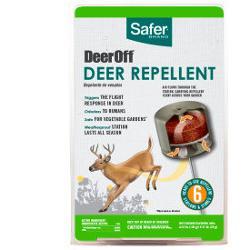 Woodstream Corporation 5962 Safer® Brand Deer Off® Waterproof Deer Repelling Stations - 6 Pack image.