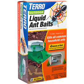 Woodstream Corporation T1804-6 TERRO® Outdoor Liquid Ant Bait, 4 pack - T1804-6 image.