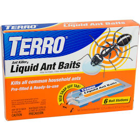Woodstream Corporation T300 TERRO® Prefilled Liquid Ant Killer II Baits, 6 Pack - T300 image.
