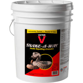 Woodstream Corporation VP362 Victor® Snake-A-Way® Snake Repelling Granules - 28 Lb. Pail image.