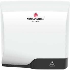 World Dryer Corporation L-974A World Dryer SLIMdri Automatic Hand Dryer, ADA Compliant, White Aluminum, 120-240V image.