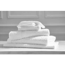 WELSPUN USA INC. WLCM-TW-BT5-01 Welspun Welcam Bath Towel 54"L x 25"W, White image.