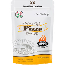 WPPO LLC WKM-XX2 WPPO Pizza Crust Mix, Artisan Style, Ready in 20 minutes, 2 Yeast Packets image.