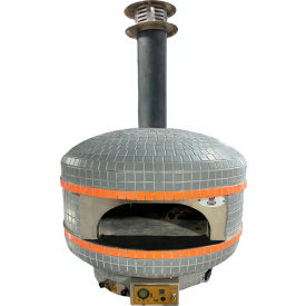 WPPO LLC WKPM-D700 WPPO Professional Lava Digital Controlled Wood Fired Oven W/Convection Fan, 28" image.