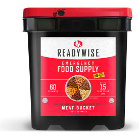 ReadyWise 07-702 Gourmet Freeze Dried Meat, 60 Servings and 20 Rice Servings