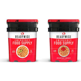 ReadyWise 40-40240 Entre and Breakfast Bucket, 1 Month,2 Servings/ Day, 240 Servings