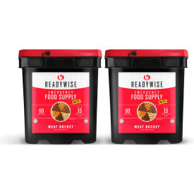 Wise Company Inc 40-70120 ReadyWise 40-70120 Gourmet Freeze Dried Meat Buckets, 2 Buckets, 120 Servings image.