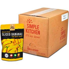 ReadyWise SK05-007 Simple Kitchen Freeze Dried Bananas 4 Servings/Pouch 6 Pack