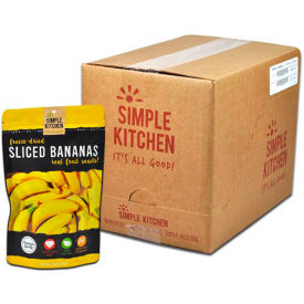 ReadyWise SK05-007 Simple Kitchen Freeze Dried Bananas, 4 Servings/Pouch, 6 Pack