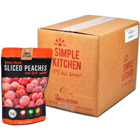 ReadyWise SK05-008 Simple Kitchen Freeze Dried Peaches 4 Servings/Pouch 6 Pack