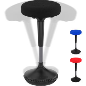 Uncaged Ergonomics Adjustable Height Wobble Stool Swivel Chair - Black