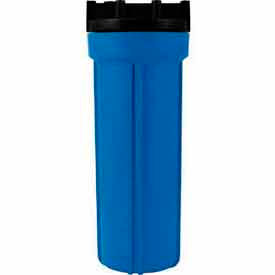 Watts Water Quality & Conditioning Produ FH4200BL12 10" Residential Blue/Black Plastic Filter Housing 1/2" Port image.