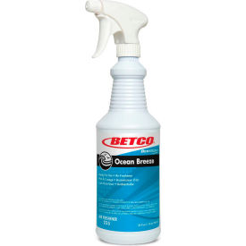 Betco Best Scent Ocean Breeze RTU - 12/Case, 32 oz. - Various, Turquoise - 2351200