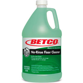 BETCO CORPORATION 2580400 Betco Bioactive Solutions™ No-Rinse Floor Cleaner - 4/CS, Gallon - Rain Fresh, Green -2580400 image.