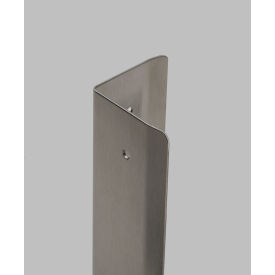 Western Fabricating 90 SS Corner Guard, 16 Ga, Drill Hole, Rd Corners, 96x2.5x2.5 - Pkg Qty 10 Western Fabricating 90 SS Corner Guard, 16 Ga, Drill Hole, Rd Corners, 96x2.5x2.5 - Pkg Qty 10