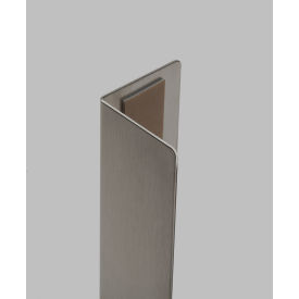 Western Fabricating 90 SS Corner Guard, 16 Ga., 3M Two Sided Tape, Rd. Corners, 48 Western Fabricating 90 SS Corner Guard, 16 Ga., 3M Two Sided Tape, Rd. Corners, 48